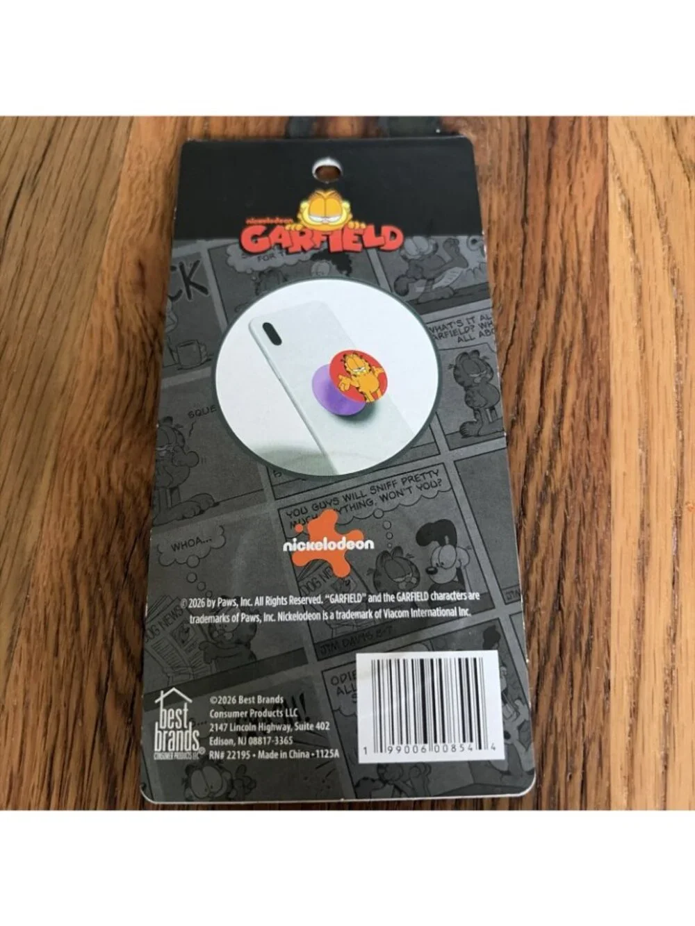 Nickelodeon￼“ Garfield “ Phone grip/stand. NEW Cartoons Throw Back 80s🔥 IDK Cat